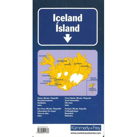 ISLANDE/ISLAND AVEC ILES FAROE 1/650 000