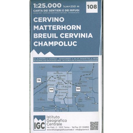 N*108 CERVINO MATTERHORN BREUIL CERVINIA CHAMPOLUC