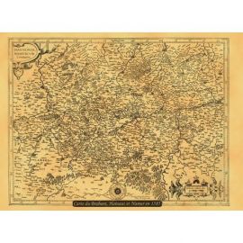 HAINAUT ET LA BELGIQUE EN 1585 50 CM X 38 CM