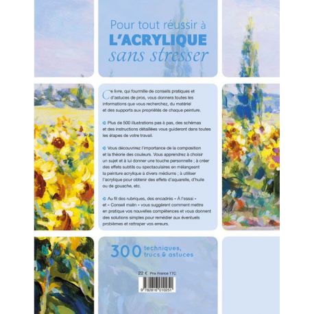 POUR TOUT REUSSIR A L'ACRYLIQUE SANS STRESSER