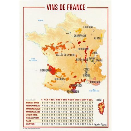 VINS DE FRANCE CARTES POSTALES