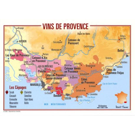 VINS DE PROVENCE CARTES POSTALES