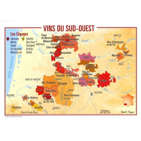 VINS DU SUD OUEST CARTES POSTALES