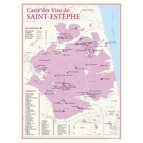 CARTE DES VINS DE SAINT-ESTEPHE