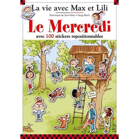 LE MERCREDI AVEC MAX ET LILI LIVRE STICKERS