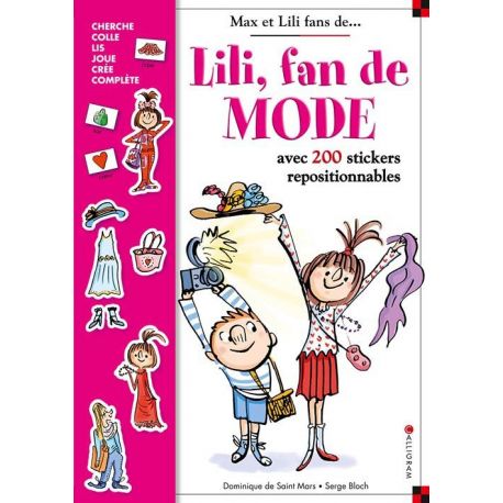 LILI FAN DE MODE LIVRE STICKERS