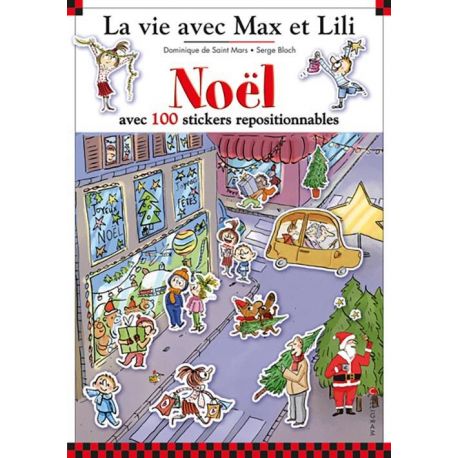 NOEL AVEC MAX ET LILI LIVRE STICKERS