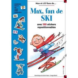 MAX FAN DE SKI LIVRE STICKERS