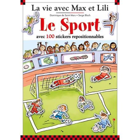 LE SPORT AVEC MAX ET LILI LIVRE STICKERS