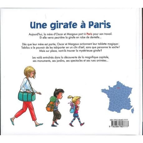 PARIS - UNE GIRAFE A PARIS OSCAR ET MARGAUX