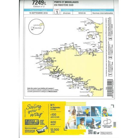 7249L PORTS ET MOUILLAGES EN FINISTERE SUD