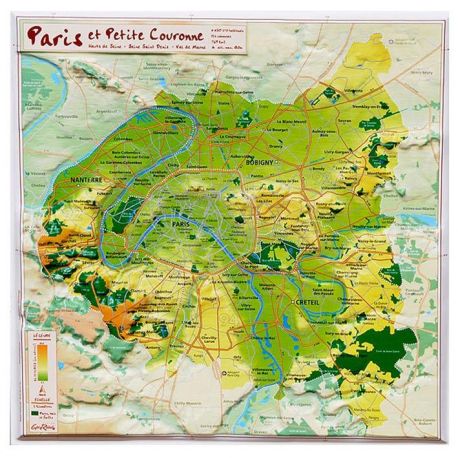 PARIS & PETITE COURONNE 31,8 X 31,8 CM