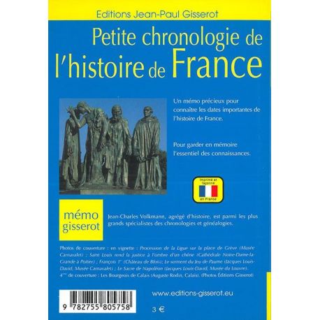 PETITE CHRONOLOGIE HIST.FRANCE