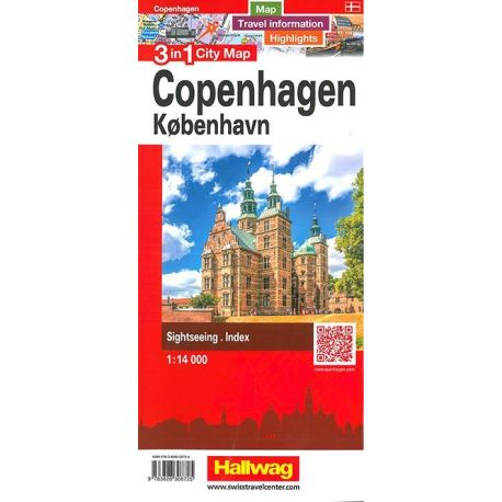 KOPENHAGEN - COPENHAGUE 3 IN 1 CITY MAP