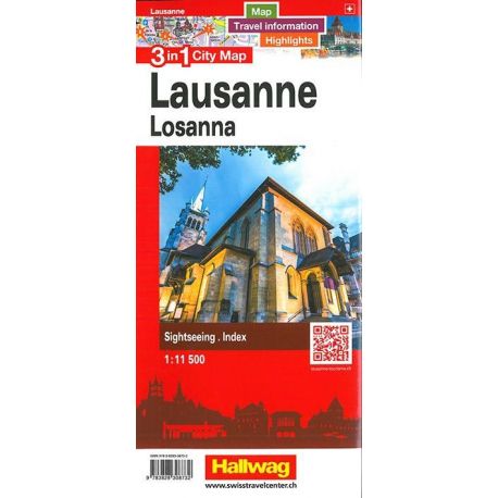 LAUSANNE 3 IN 1 CITY MAP