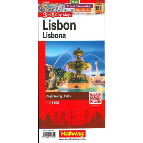 LISSABON - LISBONNE 3 IN 1 CITY MAP