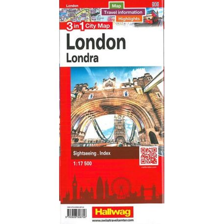 LONDON - LONDRES 3 IN 1 CITY MAP