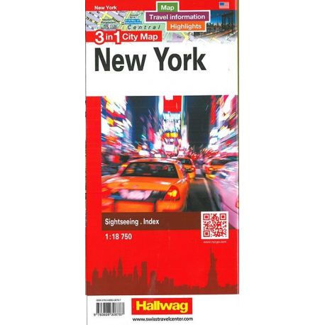 NEW YORK 3 IN 1 CITY MAP