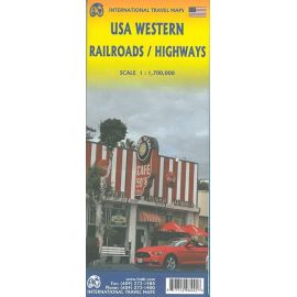 USA WESTERN - RAILROADS - HIGHWAYS
