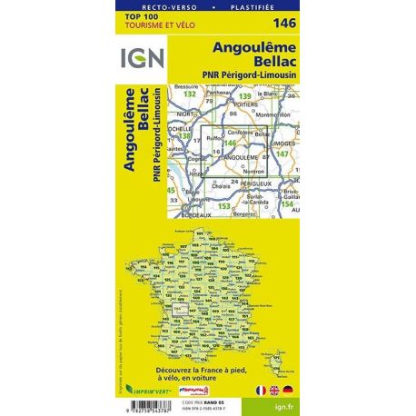 146 - ANGOULEME BELLAC PNR PERIGORD LIMOUSIN