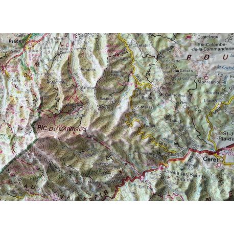 60203 PYRENEES ARIEGEOISES ET CATALANES 80CM X 113CM