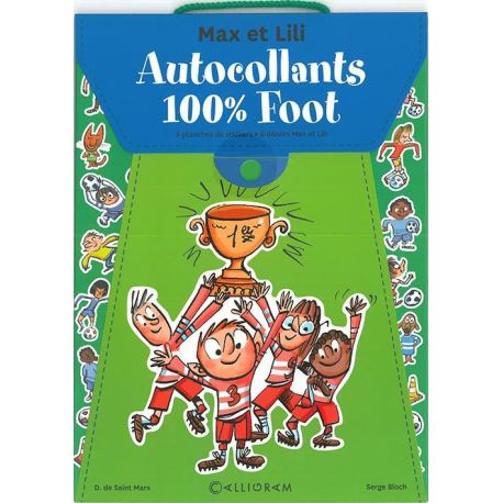 POCHETTE AUTOCOLLANTS 100% FOOT MAX ET LILI