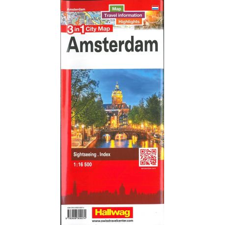 AMSTERDAM 3 IN 1 CITY MAP