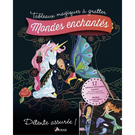 MONDES ENCHANTES TABLEAUX MAGIQUES A GRATTER