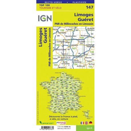 147 - LIMOGES GUERET PNR DE MILLEVACHES EN LIMOUSIN