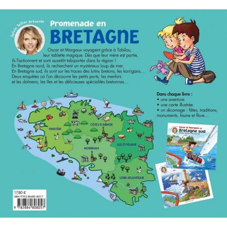 BRETAGNE - LE TOUR DE FRANCE DES REGIONS- COFFRET OSCAR ET MARGAUX