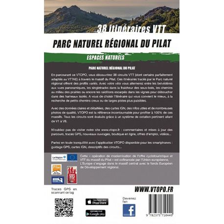 PARC NATUREL REGIONAL DU PILAT 38 ITINERAIRES VTT