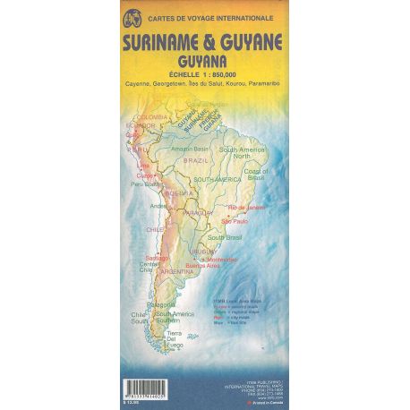GUYANA  - SURINAME & FRENCH GUIANA