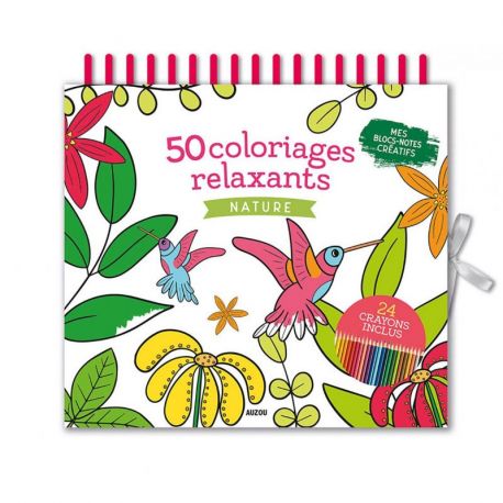 50 COLORIAGES RELAXANTS - NATURE