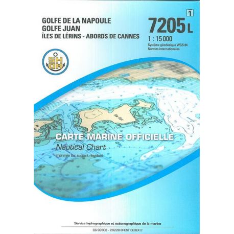 7205L ABORDS DE CANNES GOLFE DE LA NAPOULE - GOLFE JUAN - ILES DE LERINS
