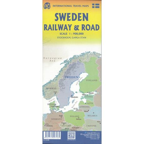 SWEDEN - SUEDE RAILWAY & ROAD