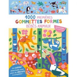 MES 1000 GOMMETTES FORMES BEBES ANIMAUX