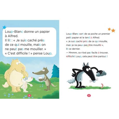 LA CHASSE AU TRESOR DE LOUP-BLANC MES LECTURES DE CP AVEC LOUP NIVEAU 2