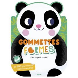 COUCOU PETIT PANDA GOMMETTES FORMES