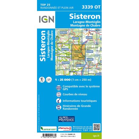 3339OT SISTERON LARAGNE MONTEGLIN