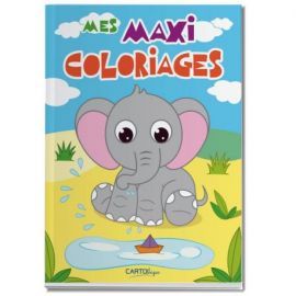 ELEPHANT - MES MAXI COLORIAGES - DE 3 A 5 ANS
