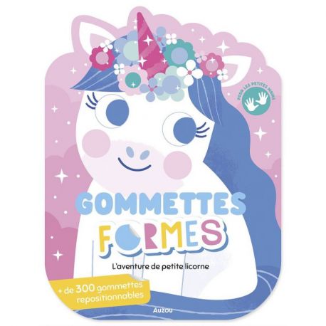 L'AVENTURE DE PETITE LICORNE GOMMETTES FORMES