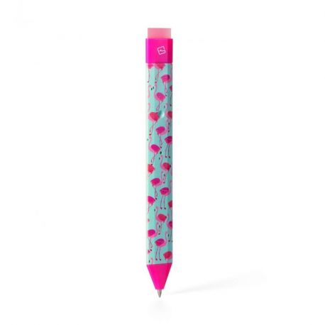 STYLO MARQUE PAGE FLAMANT ROSE