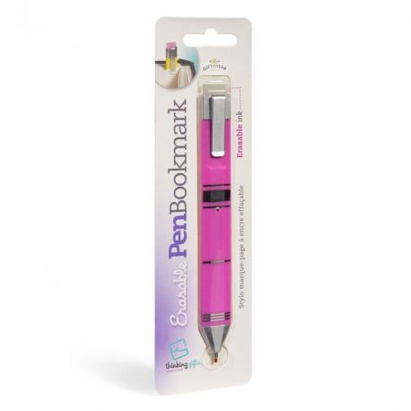 STYLO MARQUE PAGE PINK SILVER