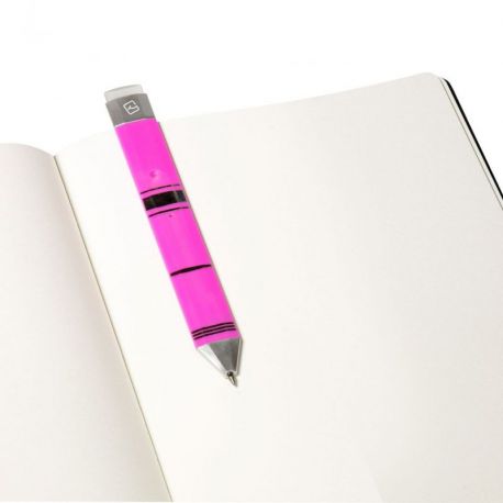STYLO MARQUE PAGE PINK SILVER