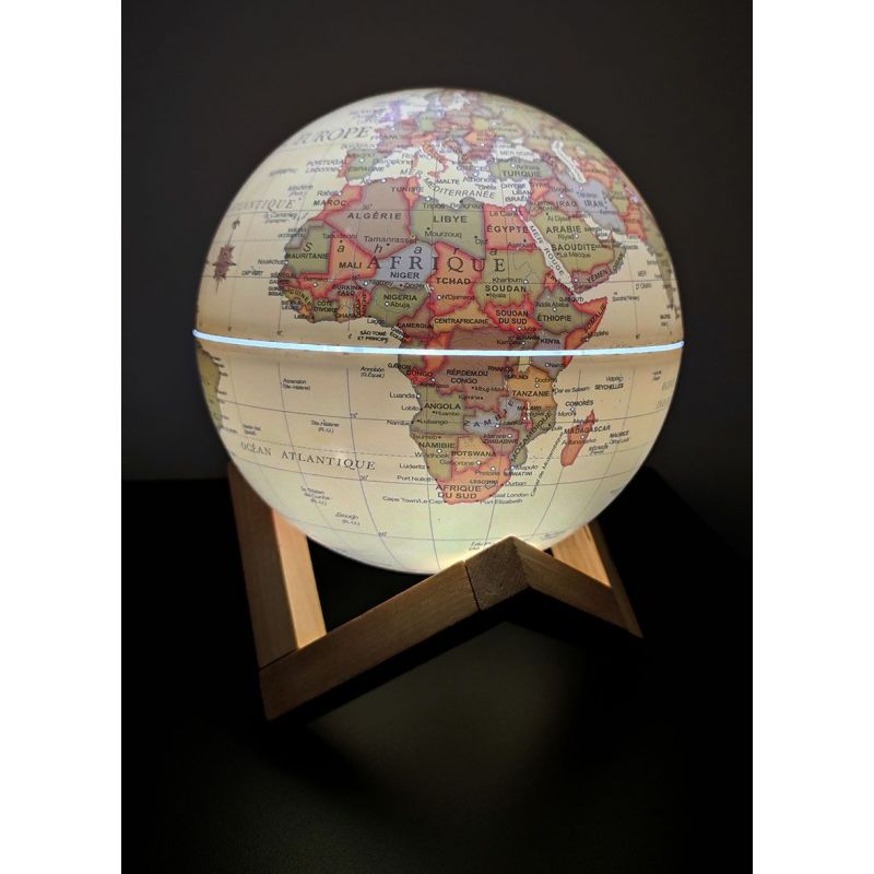 National Geographic - Globe terrestre lumineux politique en français - 30  cm de diamètre
