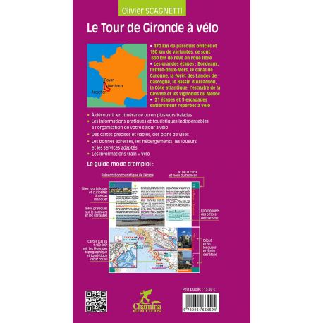 LE TOUR DE GIRONDE A VELO AU DEPART DE BORDEAUX