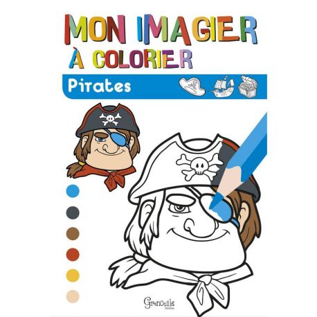 PIRATES MON IMAGIER A COLORIER