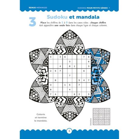 SUDOKU POUR PETITS GENIES - 6ANS ET +