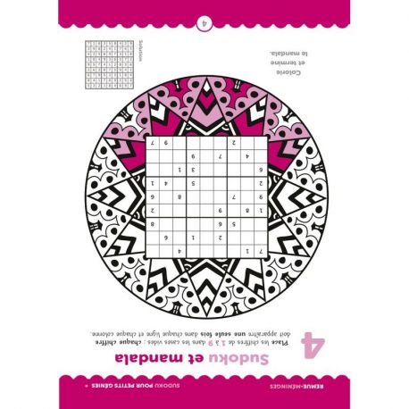 SUDOKU POUR PETITS GENIES - 6ANS ET +