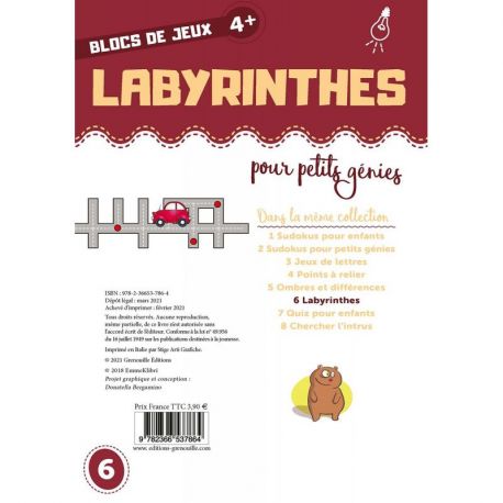 LABYRINTHES - 4 ANS ET +